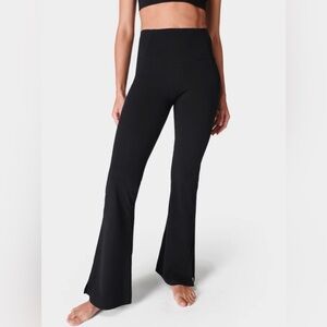 Flared Leg Bell Bottom Black Yoga Pants from The Drop XXL